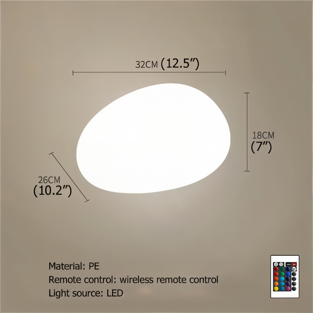 StoneGlow SolarRock – Naturtrogen LED Stenlampa för Trädgården
