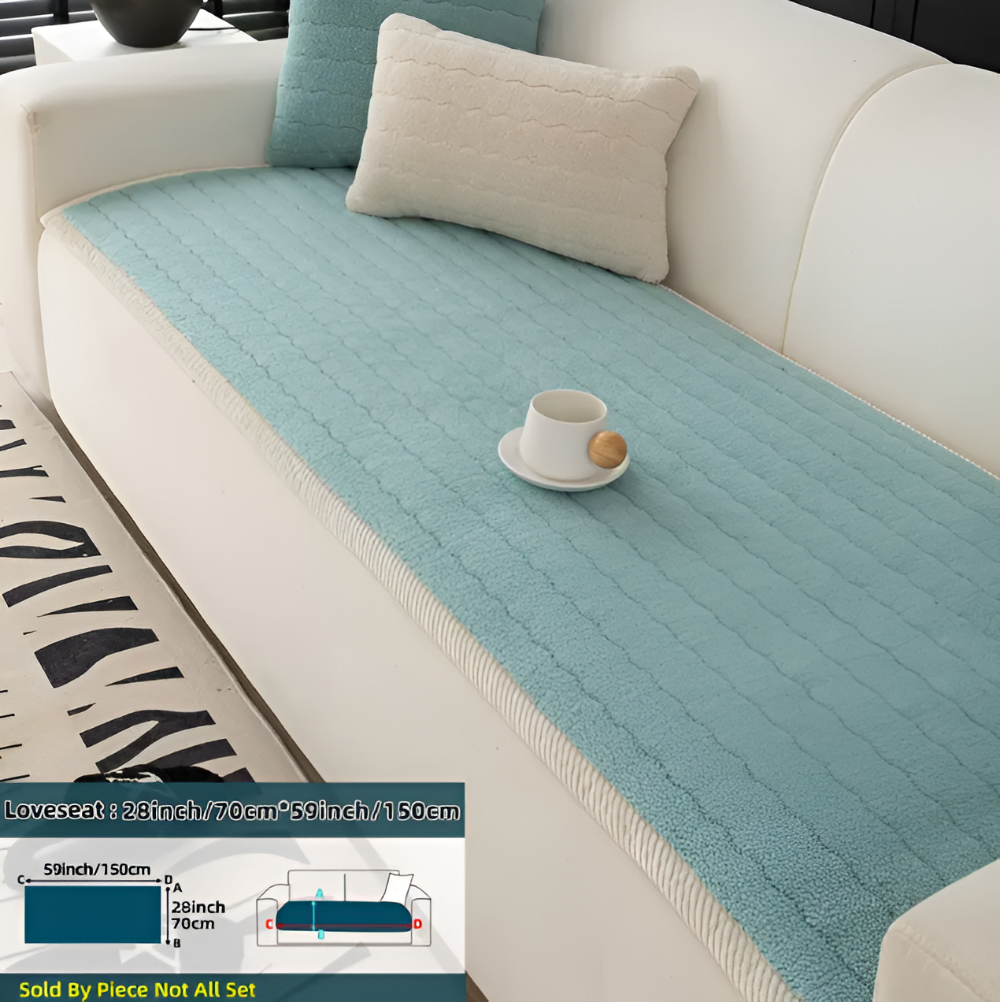 PlushGuard – Mjukt Rutschfritt Sofföverdrag i Husdjursvänlig Polyester