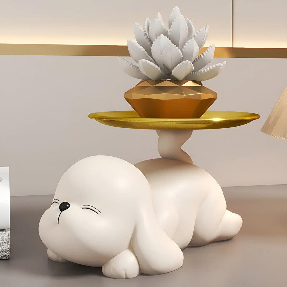 PawHold – Lekfull Nyckelbricka med Hunddesign för Hemmets Organisation