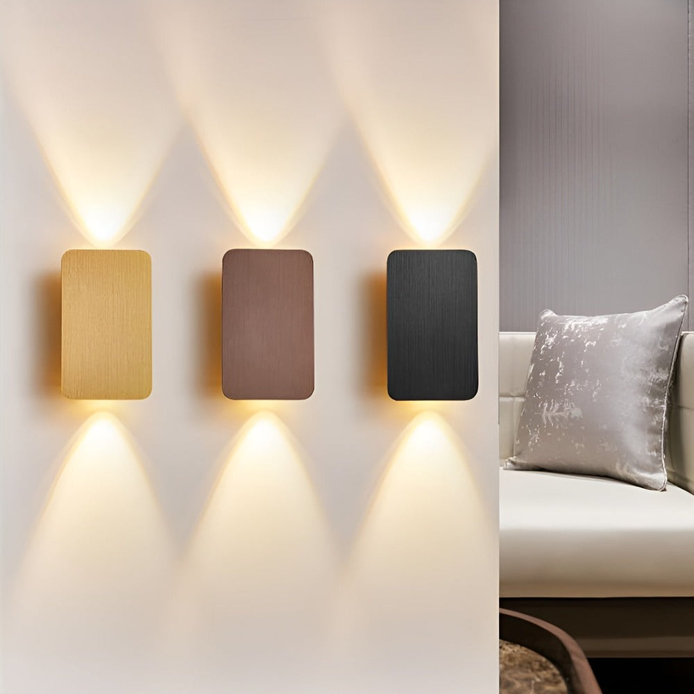 RectaLite – Minimalistisk Rektangulär LED Vägglampa för Infälld Belysning