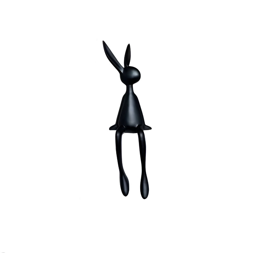 EasterNoble Hare – Modern Sittande Påskhare i Elegant Harzdesign
