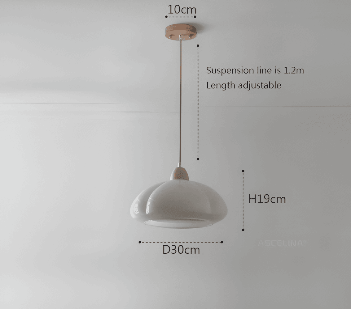 PumpaLuxe – Retro Pendellampa i Glas och Trä med Nordisk Charm