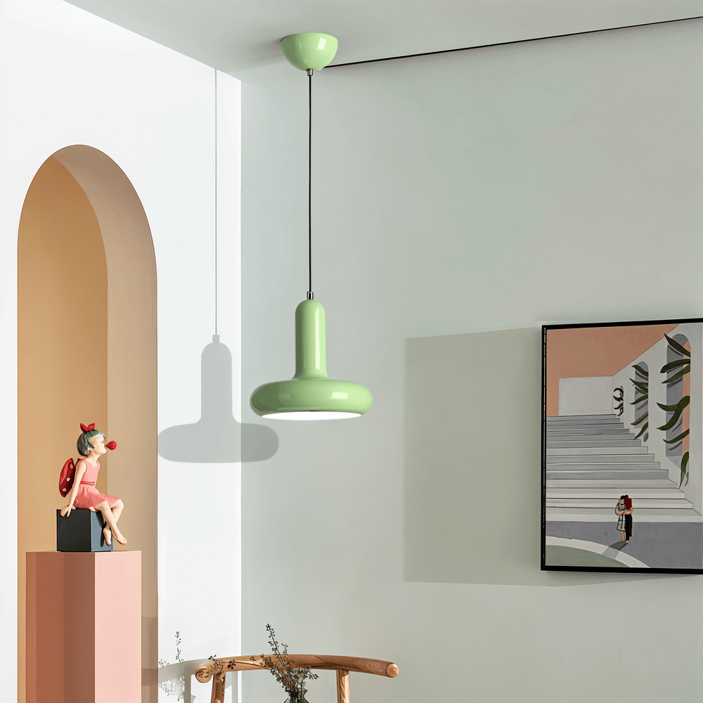 RetroPop – Färgstark Bauhaus Taklampa i Macaron-stil