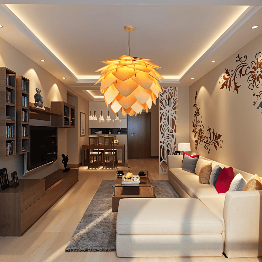 PineGlow – Handgjord Rustik Tallkottlampa i Trä