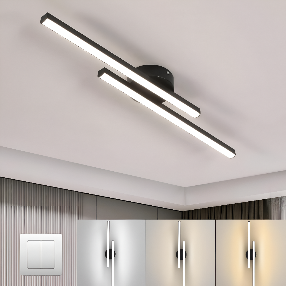 Alureon – Modern Semi Flush LED Taklampa i Aluminium