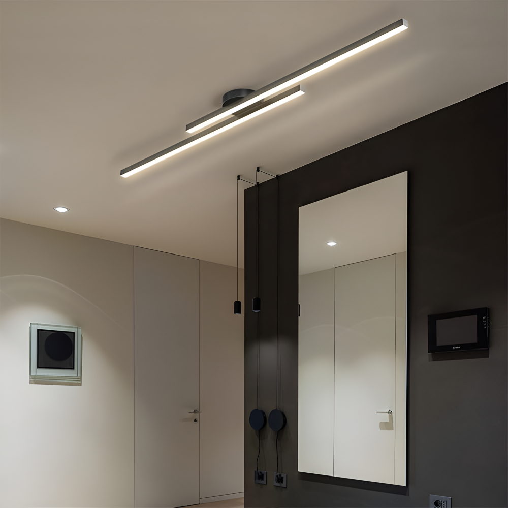 Alureon – Modern Semi Flush LED Taklampa i Aluminium