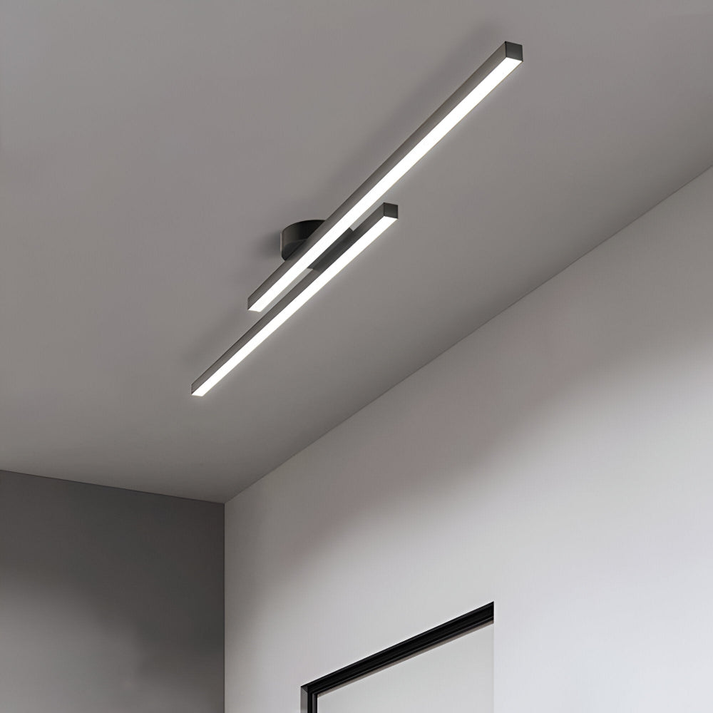 Alureon – Modern Semi Flush LED Taklampa i Aluminium