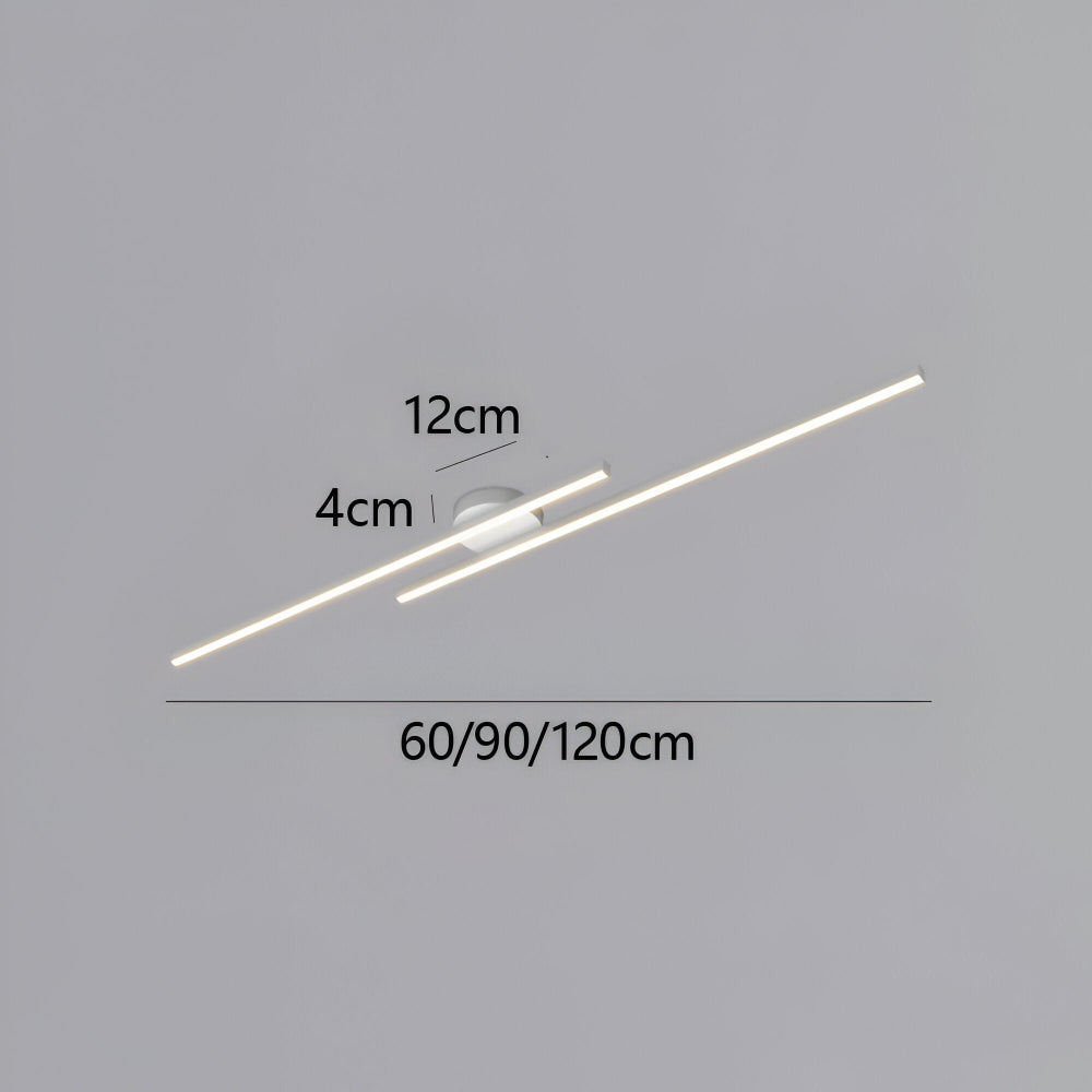 Alureon – Modern Semi Flush LED Taklampa i Aluminium