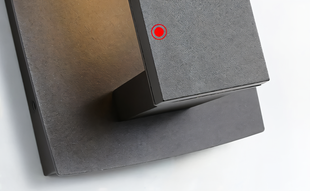 SimpliBlack – Minimalistisk Vattentålig Vägglampa i Aluminium | Modern Utomhusbelysning för Trädgård & Entré