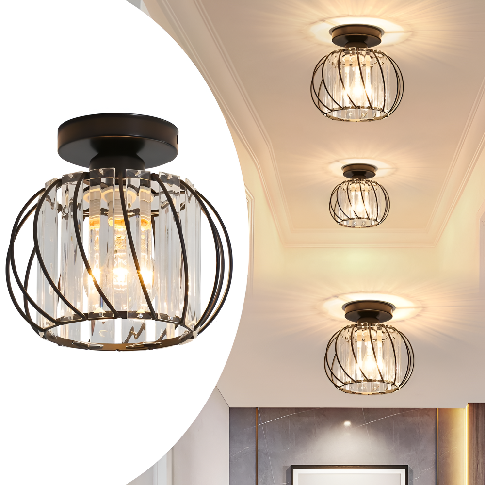 LumoSphere – Skandinavisk Glas Taklampa med Elegant Minimalistisk Design