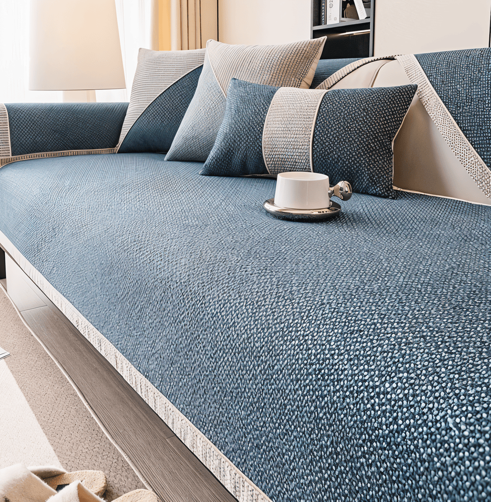 SoftGuard Cover – Enfärgat Halkfritt Sofföverdrag i Premium Polyester