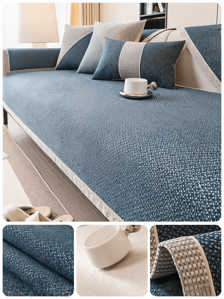 SoftGuard Cover – Enfärgat Halkfritt Sofföverdrag i Premium Polyester