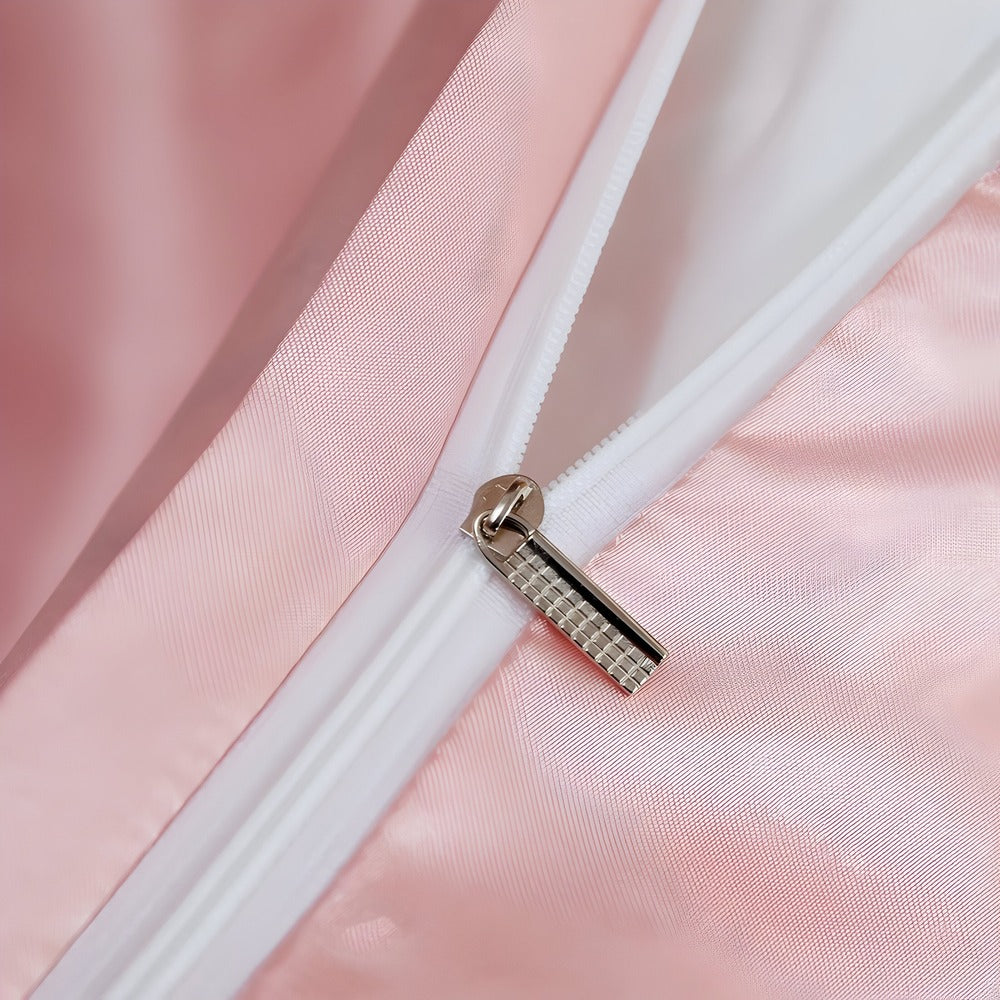 RayLuxe Påslakanset – Lyxigt Enfärgat Sängset i Mjuk Rayon-Satin