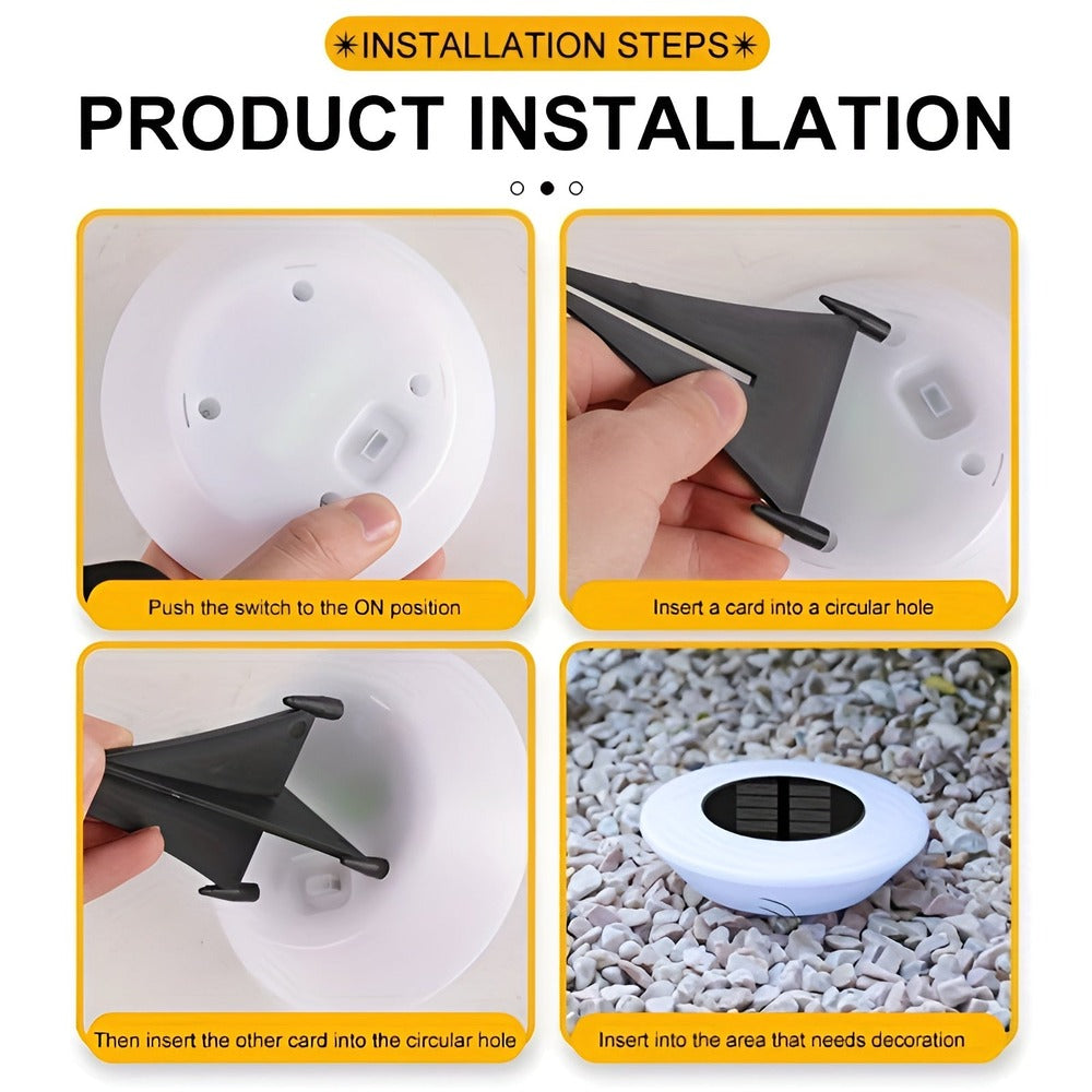 LumiSolar Path – Modern LED-Solcellslampa för Stilfull Utomhusbelysning