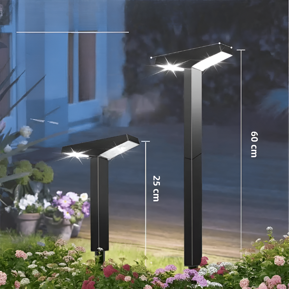 SolarGlow T-Beam 4-Pack – Solcellslampor för Terrass & Trädgård