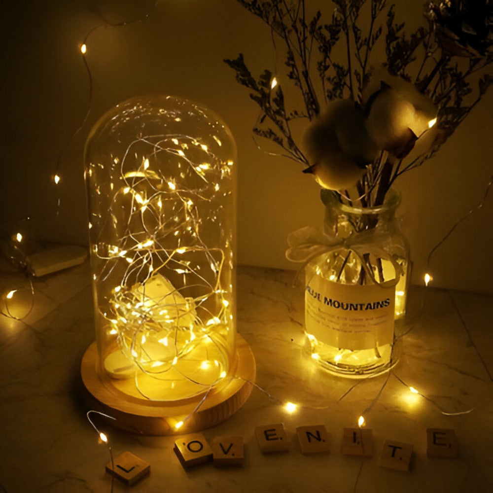 GlowWeave Solar – Solcellsdriven Stämningsbelysning för Utomhusbruk