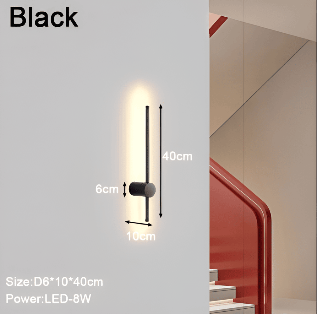 LumaLine – Justerbar Linjär LED Vägglampa i Skandinavisk Design