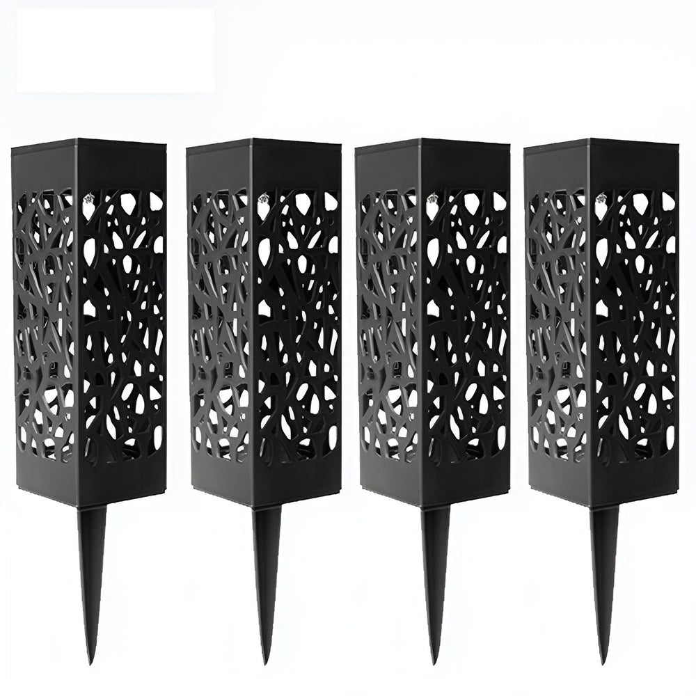 SolGlans Marklampor – Solcellsdriven Trädgårdsbelysning i Rostfritt Stål (2/4/6/8-pack)