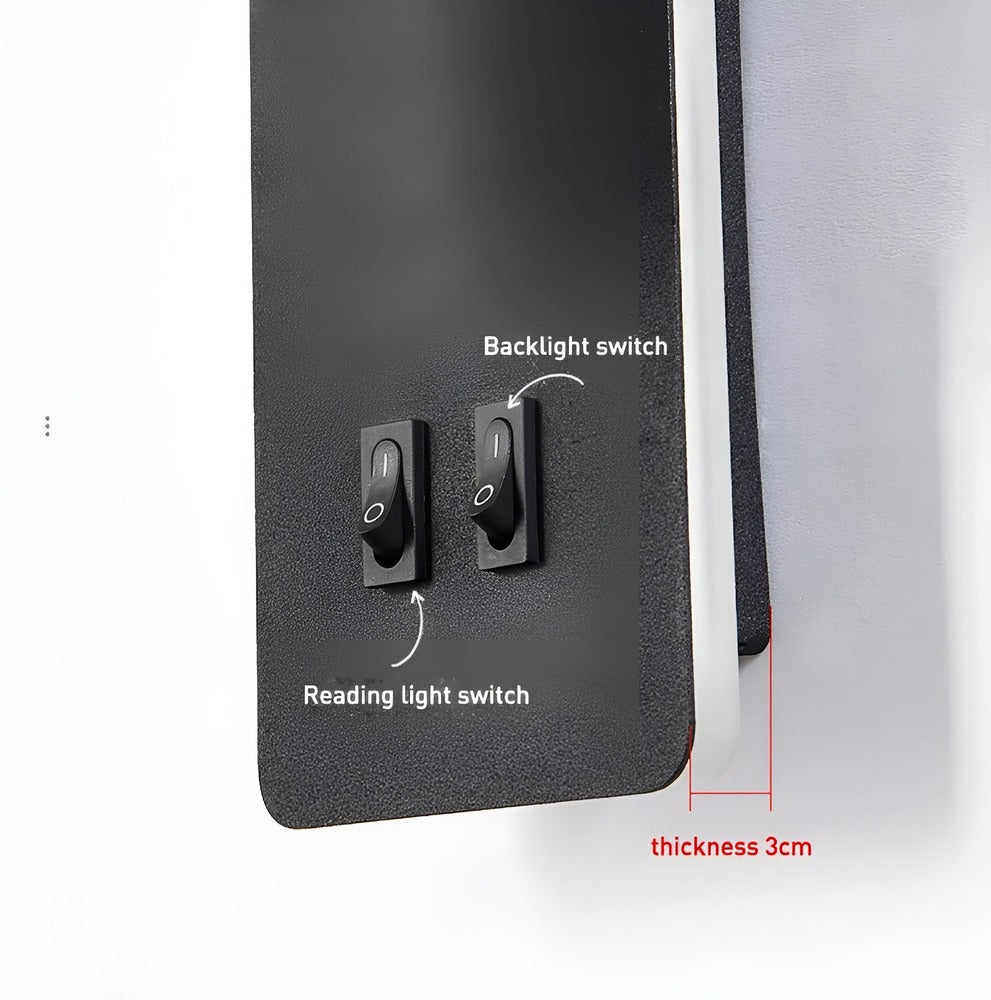 Swivel330° – Minimalistisk Cylinder Vägglampa | 330° Roterande Järnlampa med Dubbla Strömbrytare