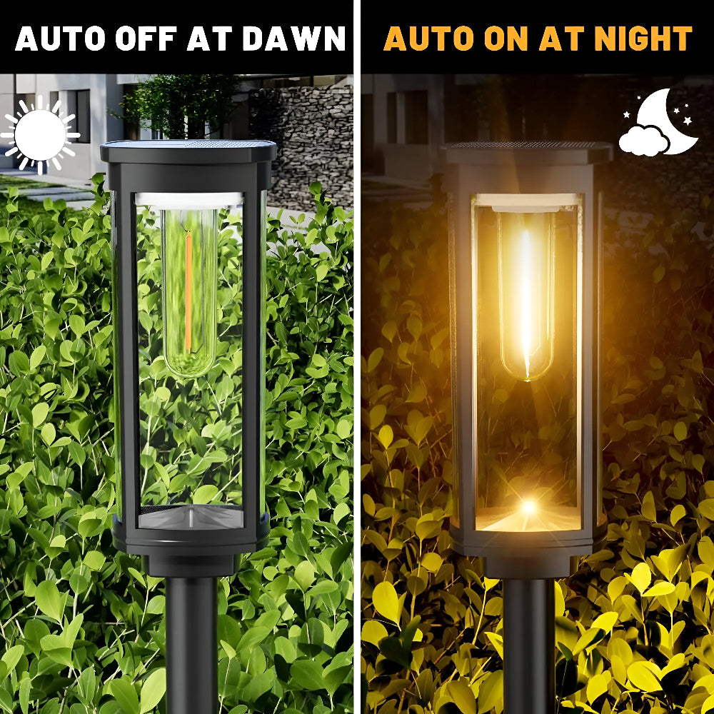 LjusFackla Solar – Vattentät LED Solarlampa för Trädgård (2/4/8-pack)