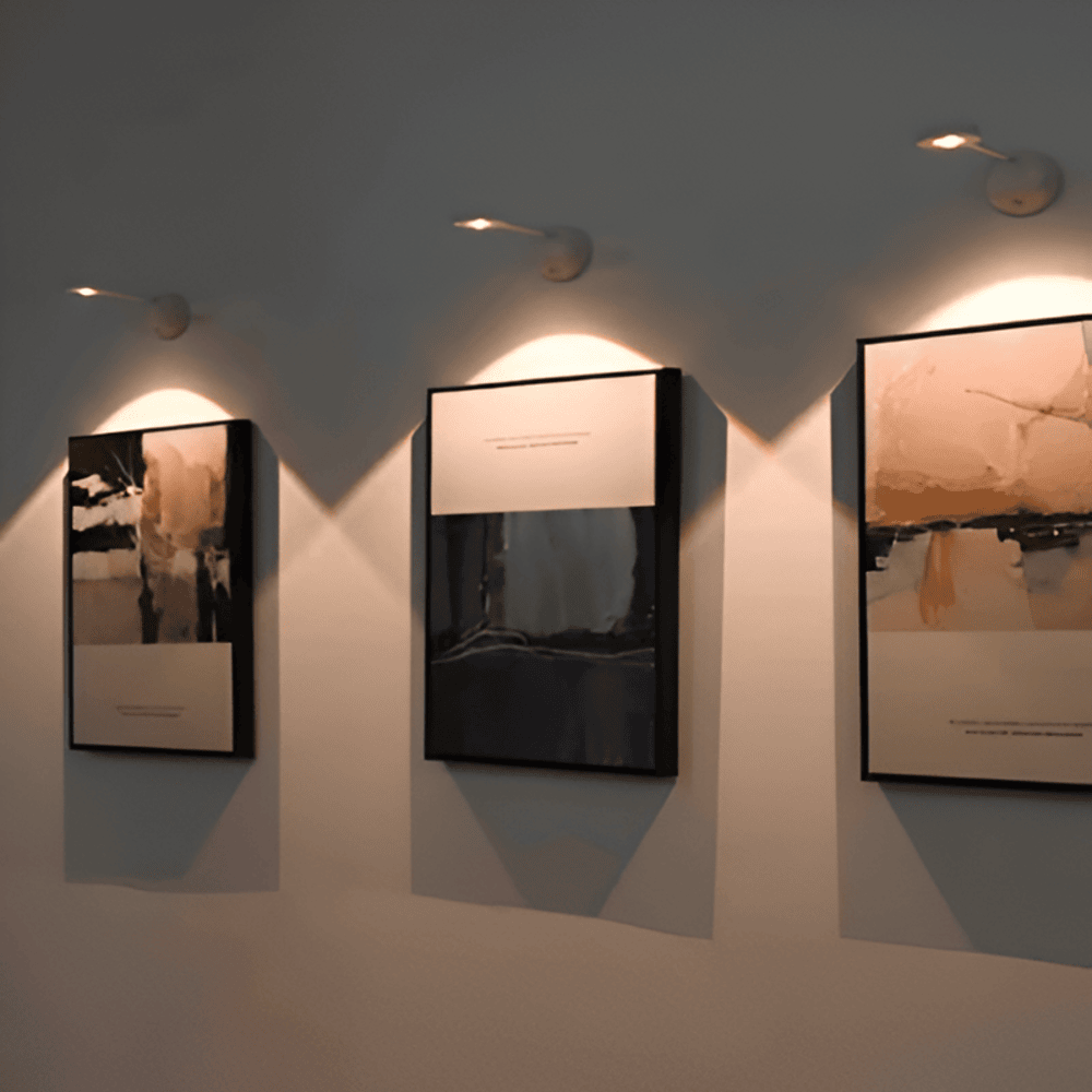 MotionBeam – Rörelsestyrd Trådlös LED Spotlampa | Smart Vägglampa för Inomhus & Utomhusbruk