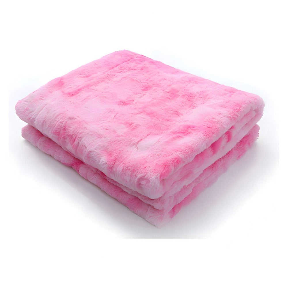 VelvaGlow – Ultramjuk Dubbelsidig Fleecefilt i Lyxig Korallfleece