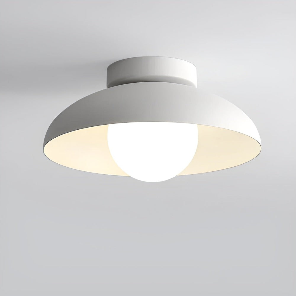 WabiSabi Luxus – Japansk Taklampa i Glas och Järn för Vardagsrum & Kök