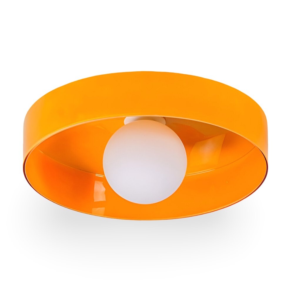 Soléra Glow – Nordisk Glas-Taklampa i Orange Design