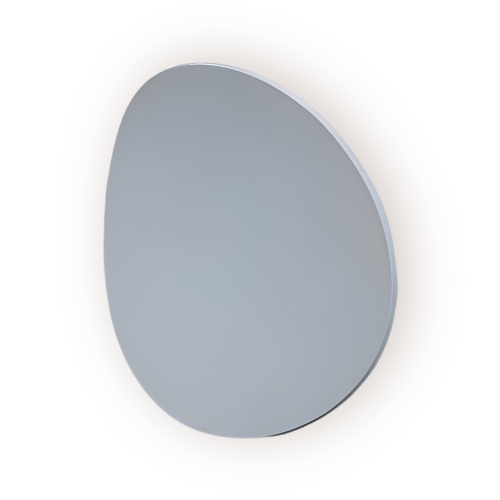 LumoOval – Vägglampa i Aluminium med Inbyggd LED och Minimalistisk Design