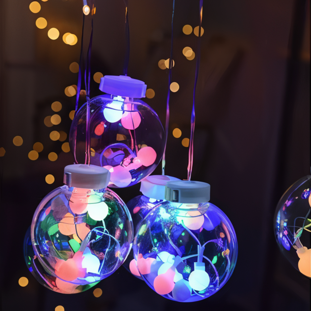 GlowSphere Solar – Magisk Rund Solcells-Ljussträng