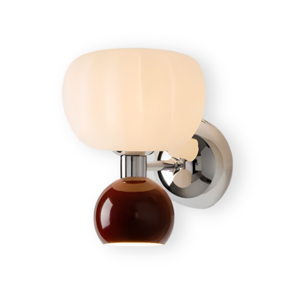 LumaPump – Krämig LED-Vägglampa i Minimalistisk Pumpdesign