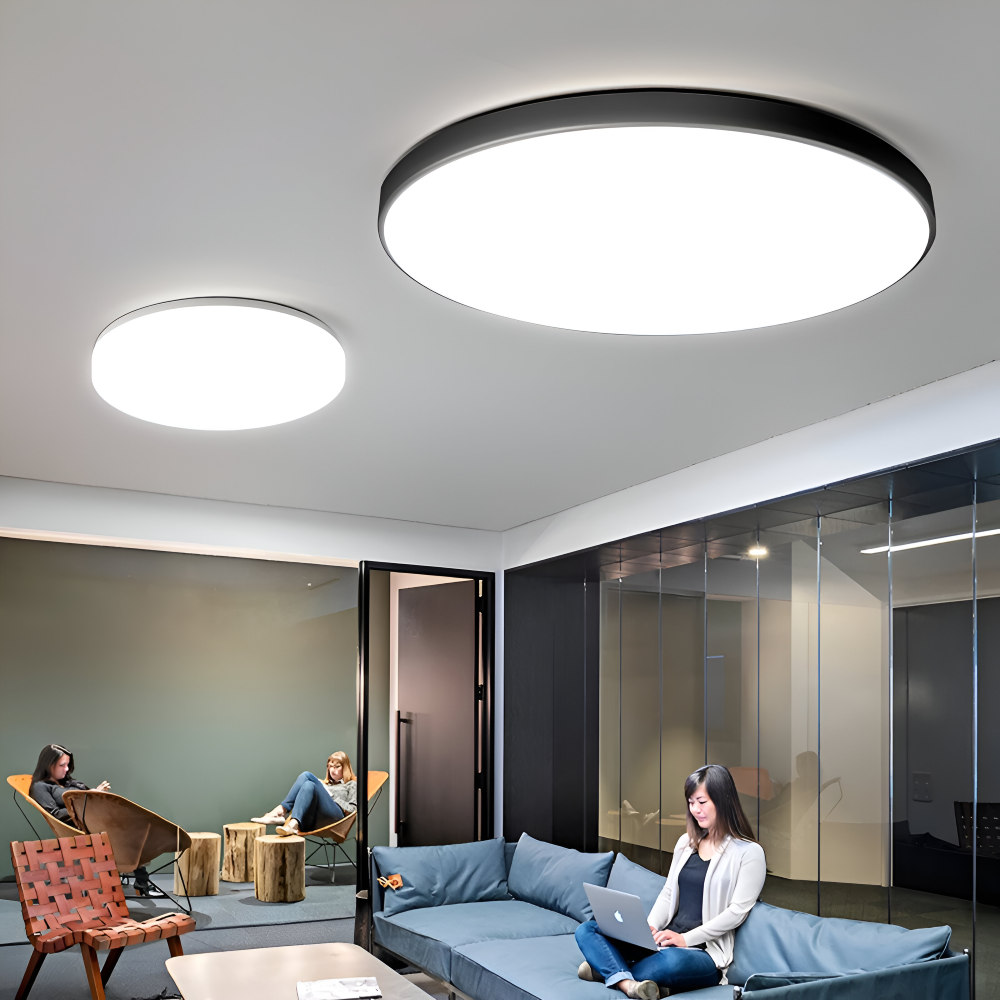 SlimCirc – Modern Rund LED-Taklampa med Ultratunn Design