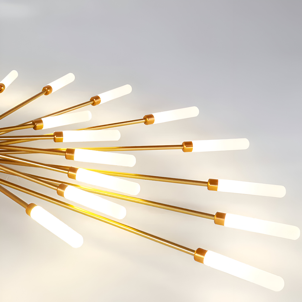 AureaSpiral – Lyxig LED Taklampa med Fyrverkeri-inspirerad Design