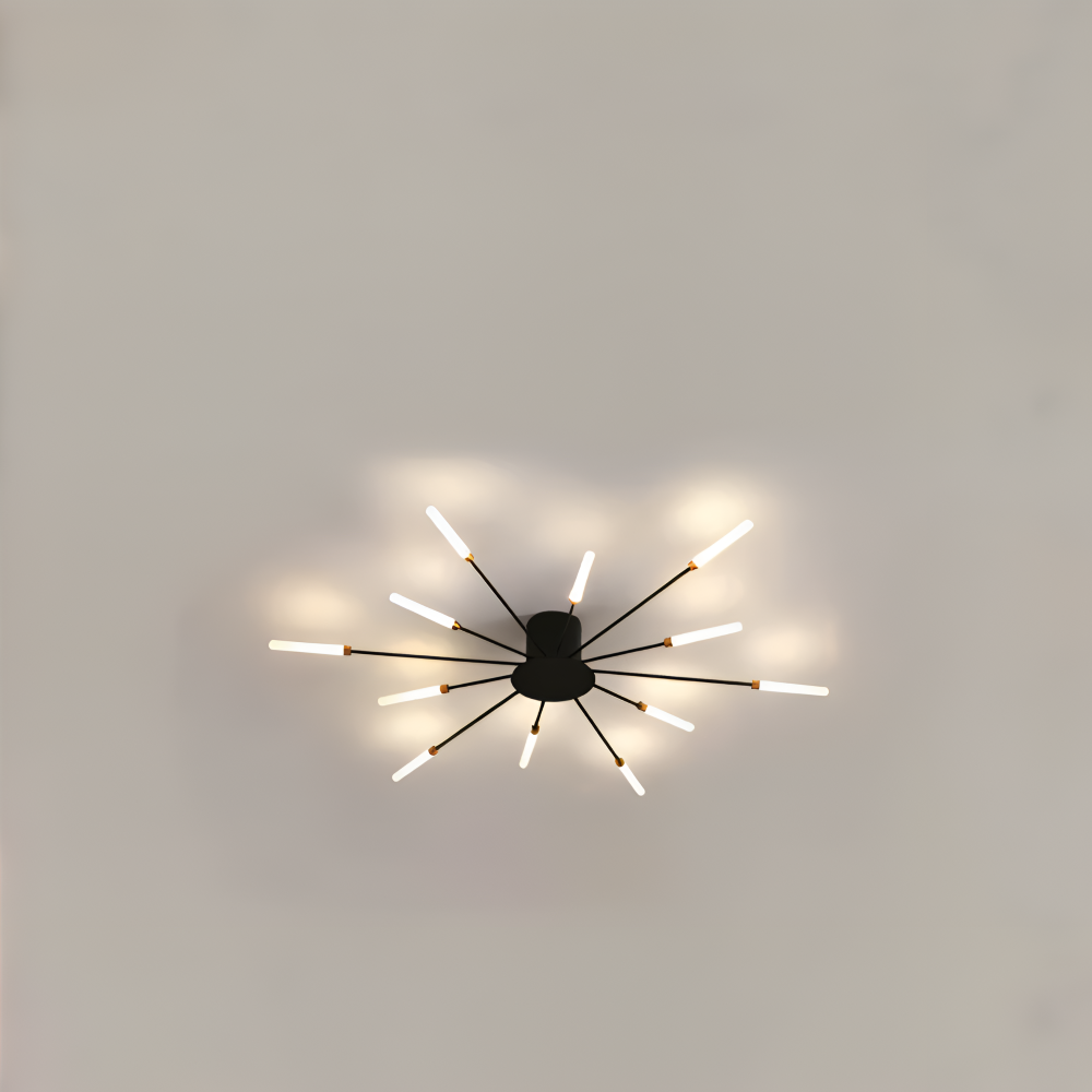 AureaSpiral – Lyxig LED Taklampa med Fyrverkeri-inspirerad Design