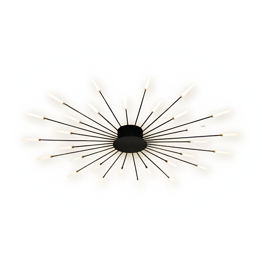 AureaSpiral – Lyxig LED Taklampa med Fyrverkeri-inspirerad Design