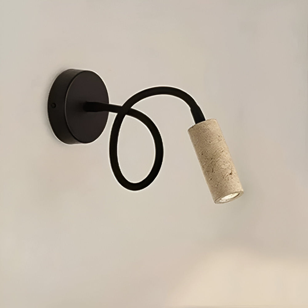 Travino – Stilfull Marmor Vägglampa | Elegant Väggbelysning i Gul Travertin