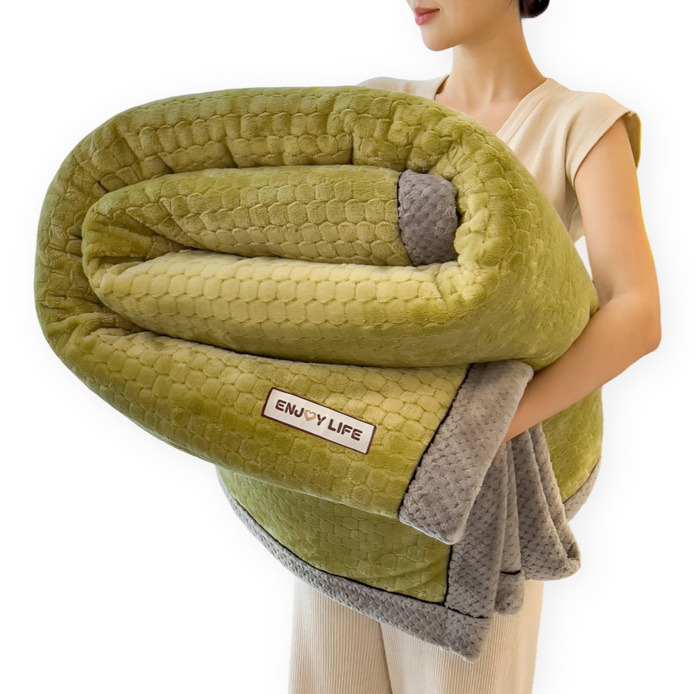 VelvetNord CozyThrow – Lyxig Ultra-Mjuk Plyschfilt för Helårsbruk