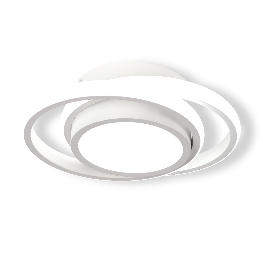 AeroSwirl – Konstnärlig LED Taklampa med Virvlande Design