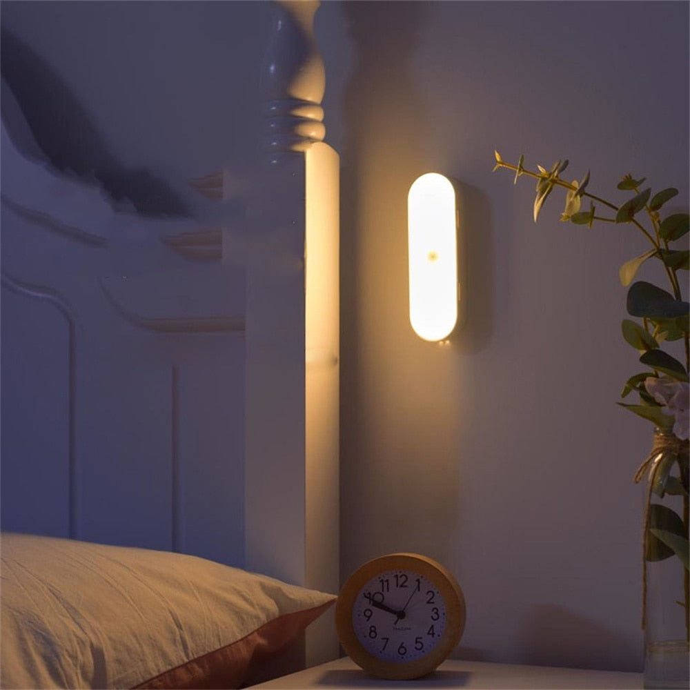 LumoSense - USB-Uppladdningsbar Vägglampa med Rörelsesensor