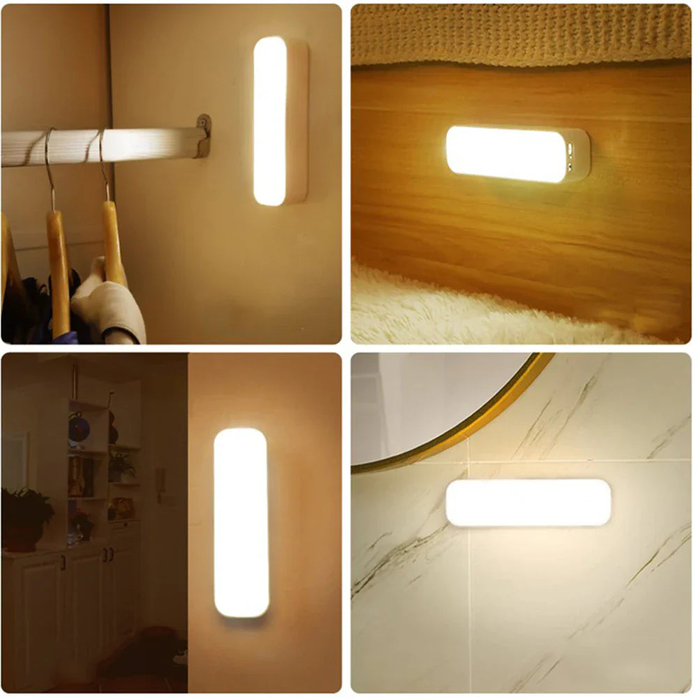 LumoSense - USB-Uppladdningsbar Vägglampa med Rörelsesensor