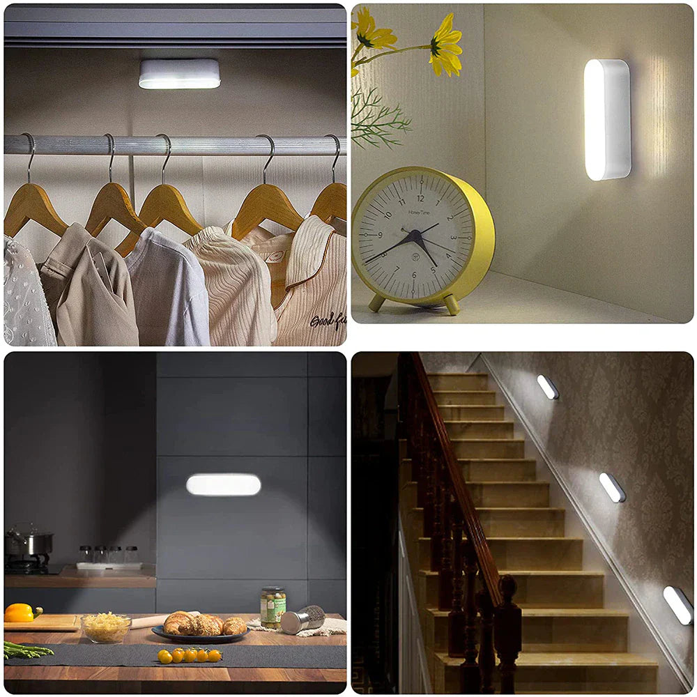LumoSense - USB-Uppladdningsbar Vägglampa med Rörelsesensor