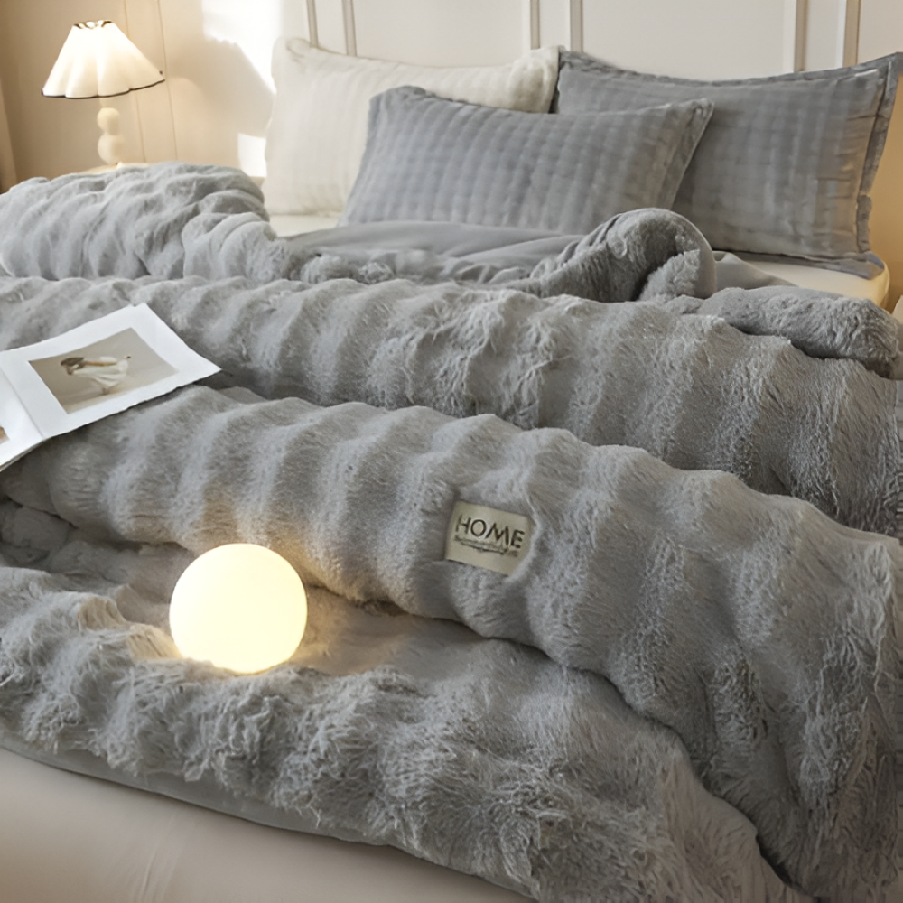 CloudHaven Täcke – Ultralätt & Mysigt Mjölkfleece Täcke för Året Runt Komfort