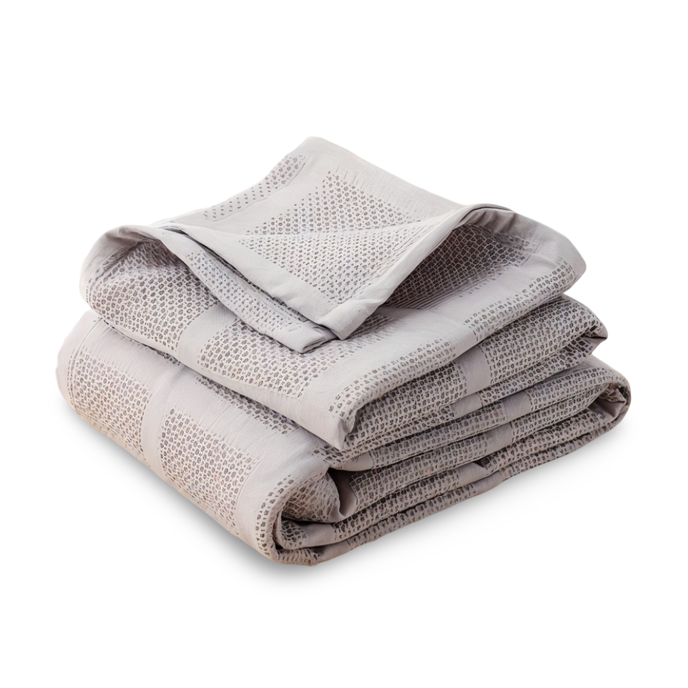 WaffleSoft Cloud – Hypoallergen Bomullsfilt i Twillväv