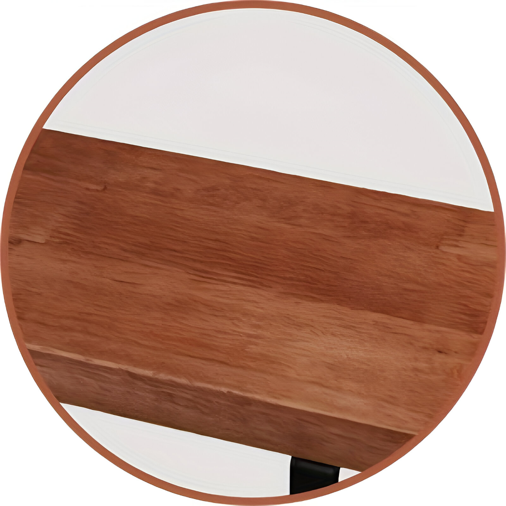 WoodRail Duo – Elegant Väggmonterad Dubbel Handdukshållare i Trä & Metall