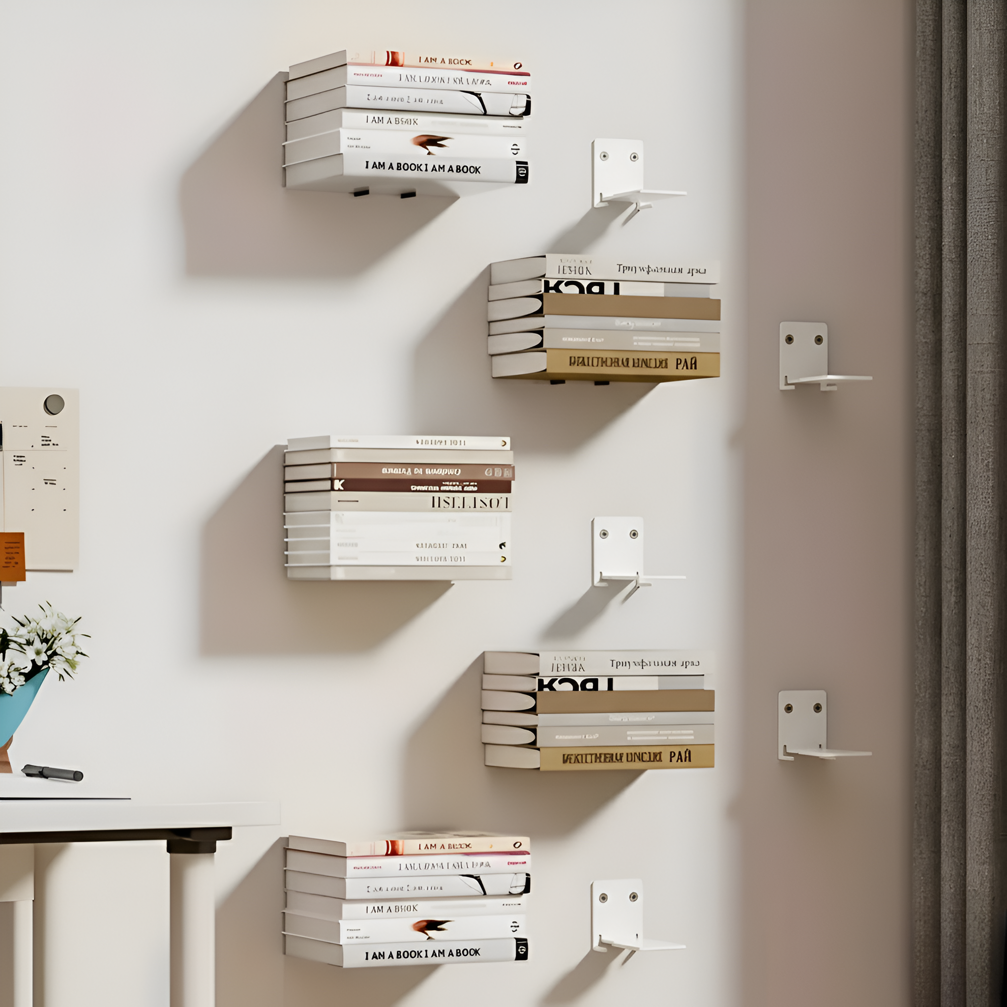 SkyShelf – Osynlig Flytande Bokhylla i Järn