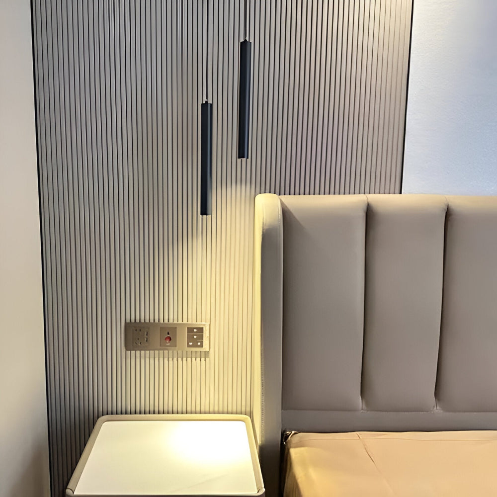 NordRay – Samtida Dubbelhuvud LED Pendellampa i Nordisk Design