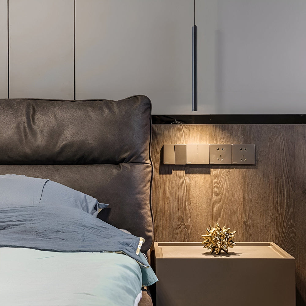 NordRay – Samtida Dubbelhuvud LED Pendellampa i Nordisk Design