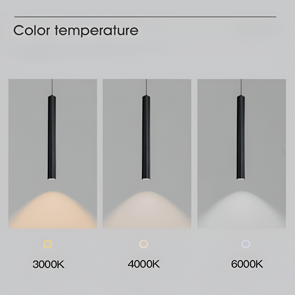 NordRay – Samtida Dubbelhuvud LED Pendellampa i Nordisk Design