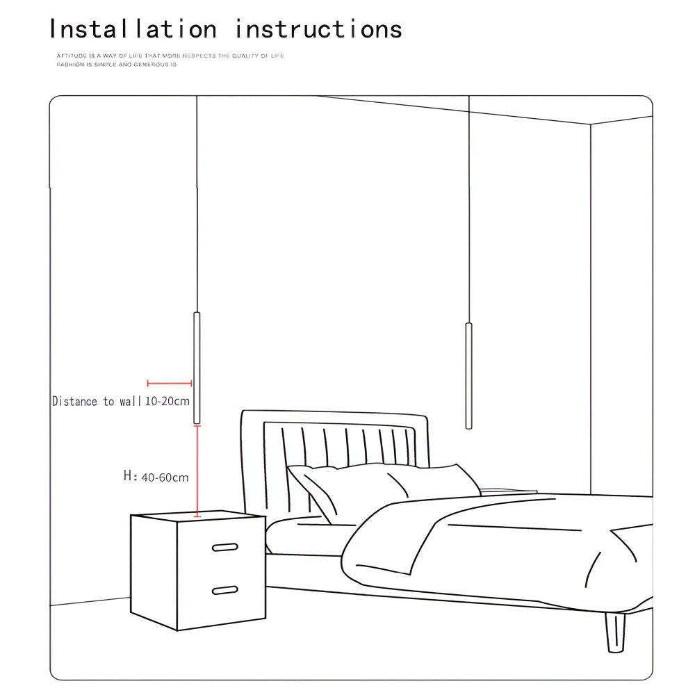 NordRay – Samtida Dubbelhuvud LED Pendellampa i Nordisk Design