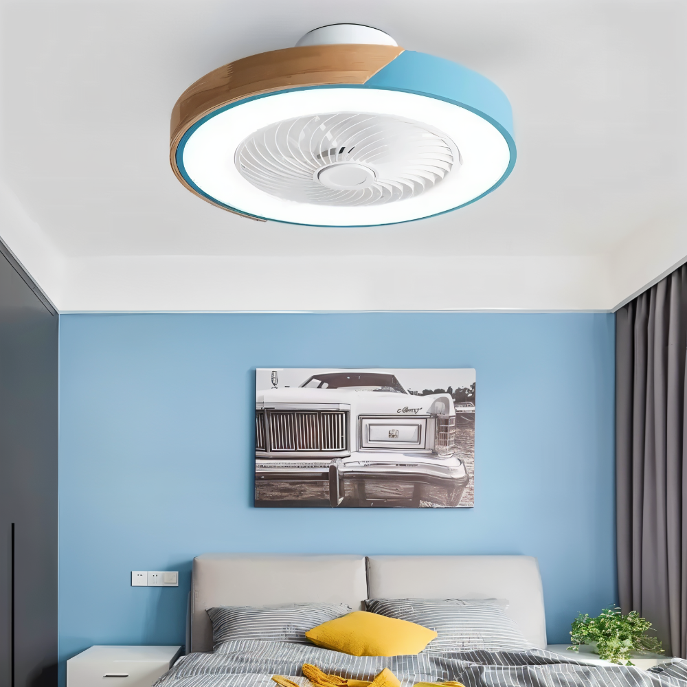 AeroLuma – Smart Takfläkt med LED-belysning och Tyst Drift
